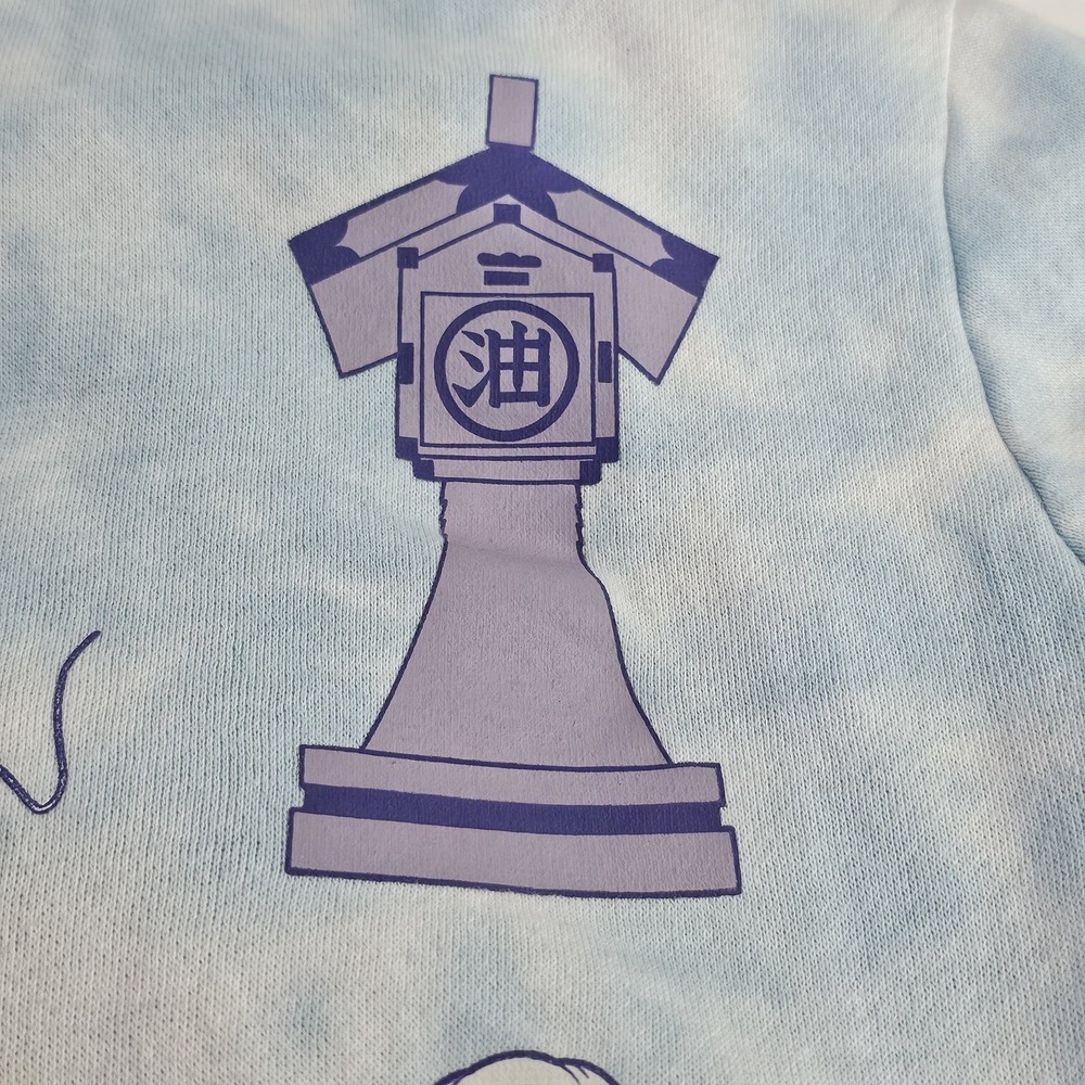 Hayao Miyazaki's Spirited Away Studio Ghibli Tie Dye Hoodie Sweatshirt Medium - Picture 8 of 12